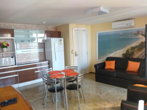 Flat Mar Brasil Tropical - Apartamento de 2 Quartos com Suite e Vista do Mar